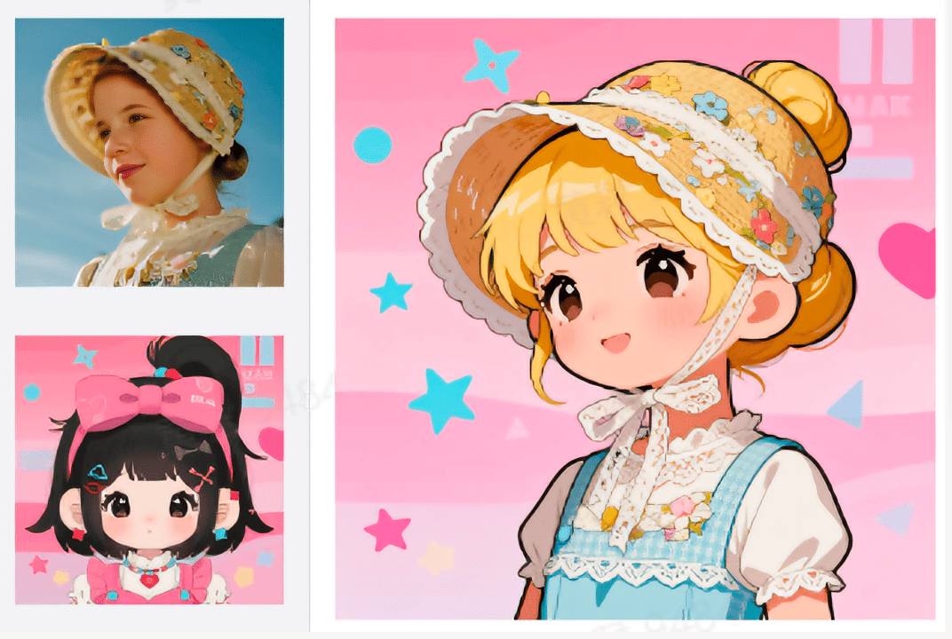 Portrait with enhanced lighting and background blur